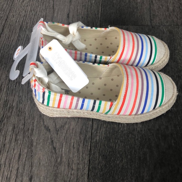 Gymboree rainbow girl’s espadrilles - Picture 4 of 8